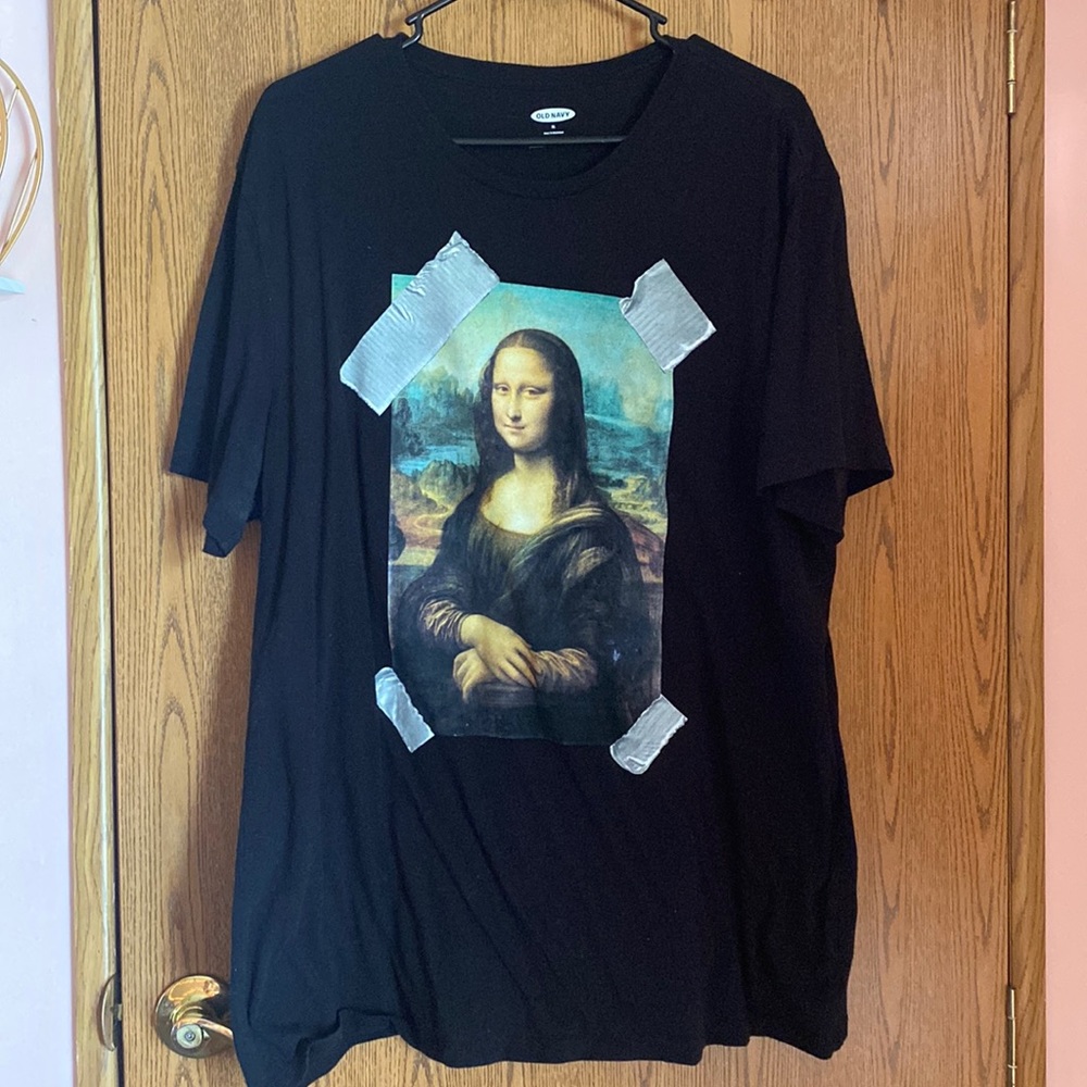 Mona Lisa Black T Shirt